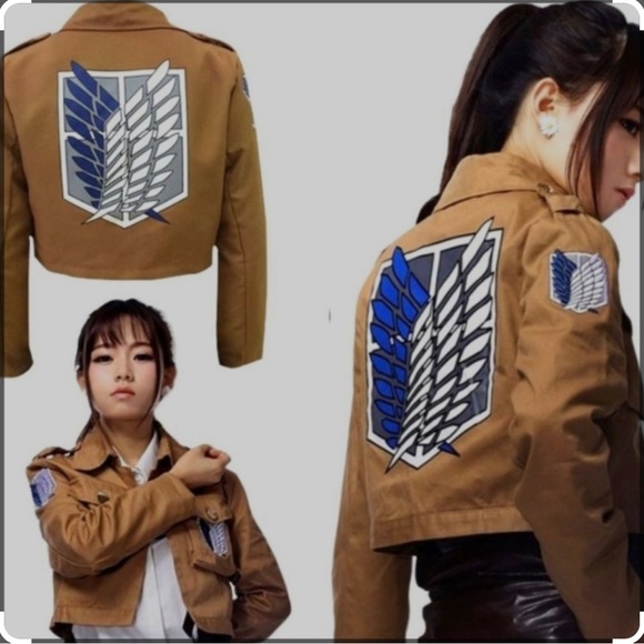 Jackets & Blazers - Attack On Titan AOT Cosplay Scout Regiment Wings Of Freedom Jacket Size S